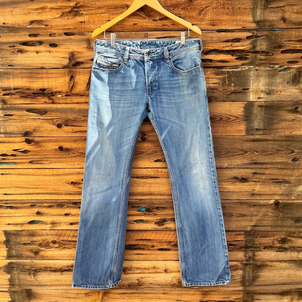 Diesel Men's Straight Jeans - Light Blue